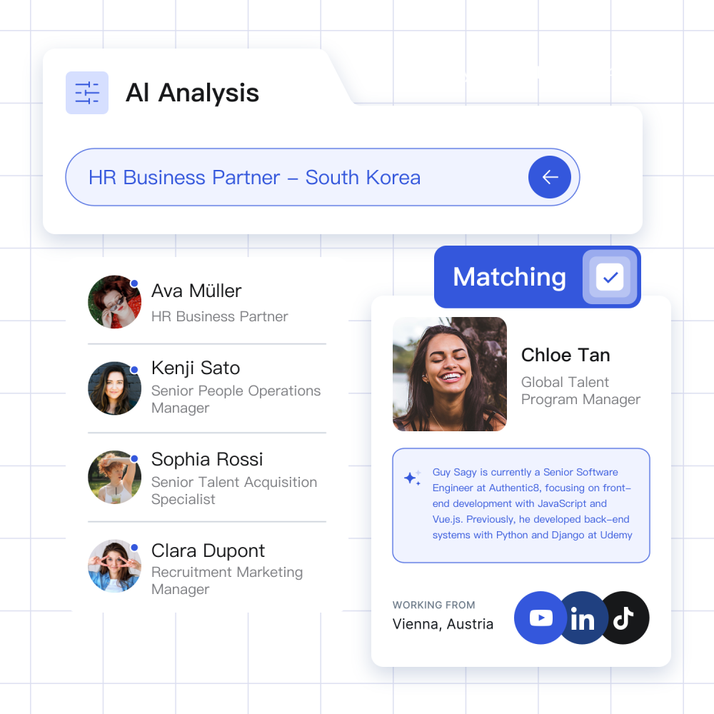 AI-Powered Talent Search Interface